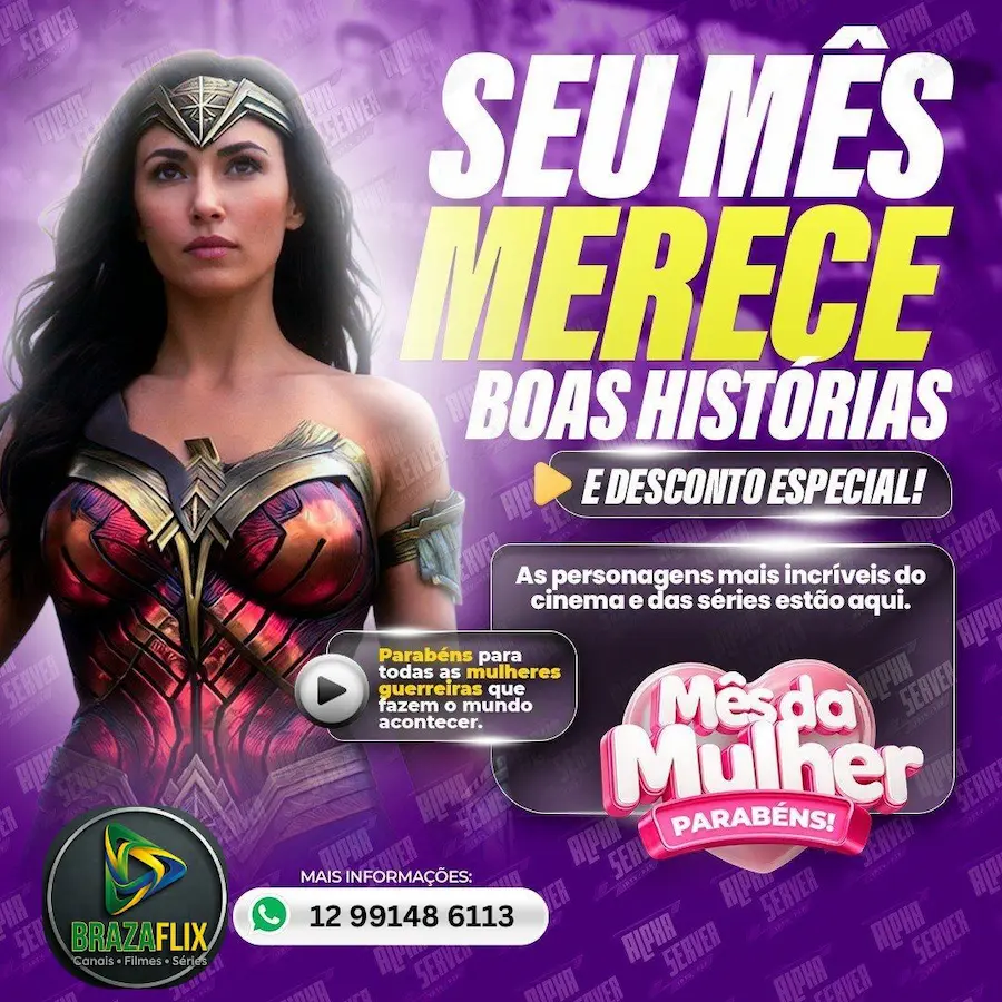 Demonstração da plataforma Brazaflix funcionando em Smart TV com troca rápida de canais